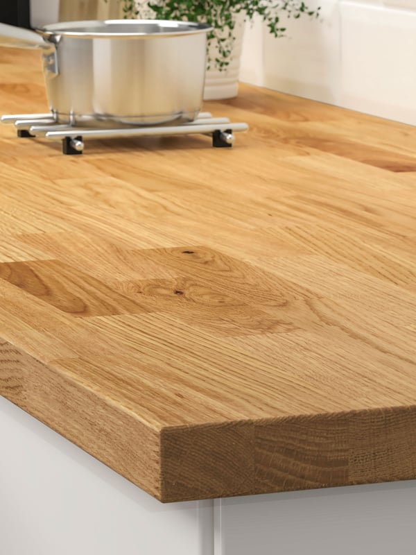 Tammepuidust/spooniga KARLBY töötasapind