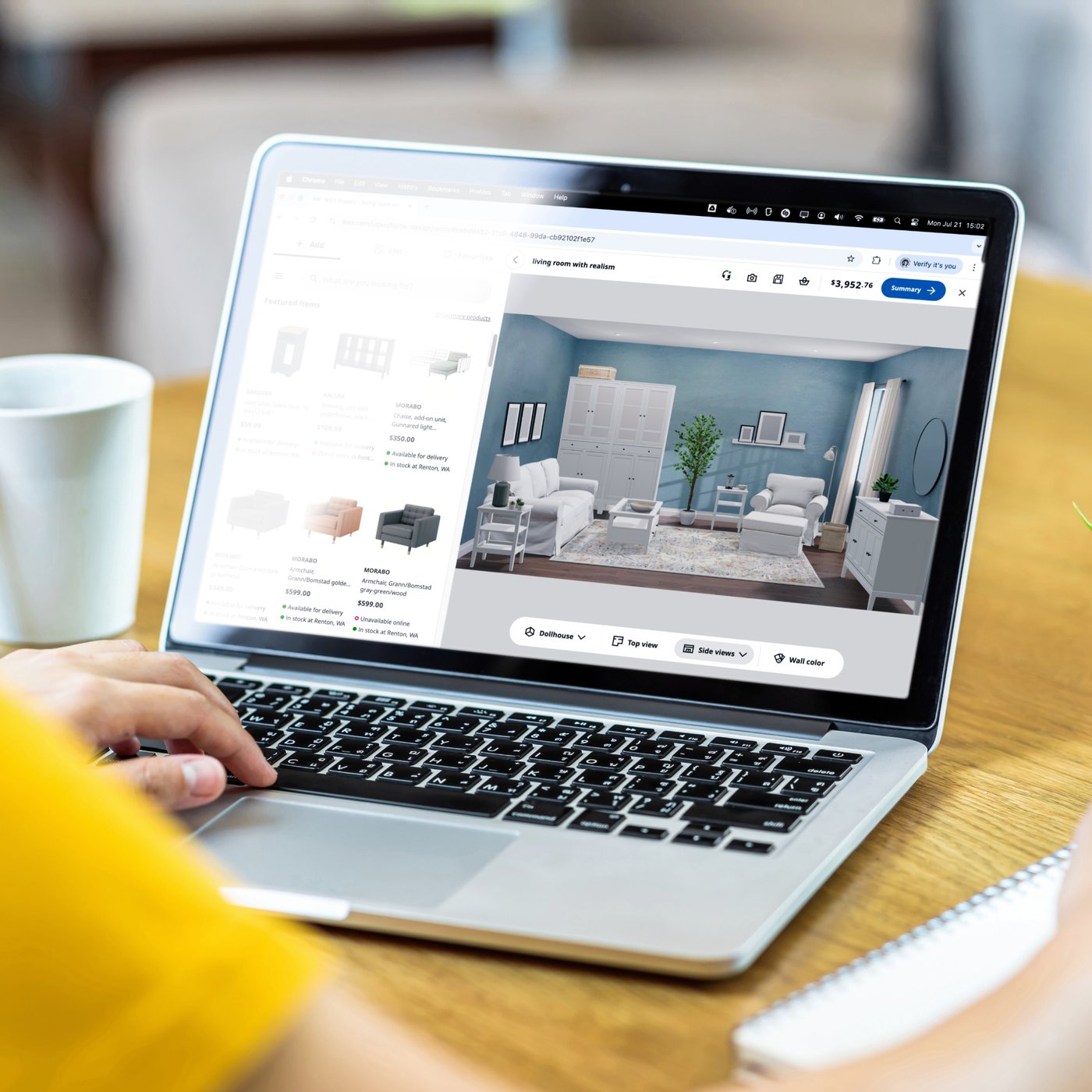 Person using IKEA Kreativ