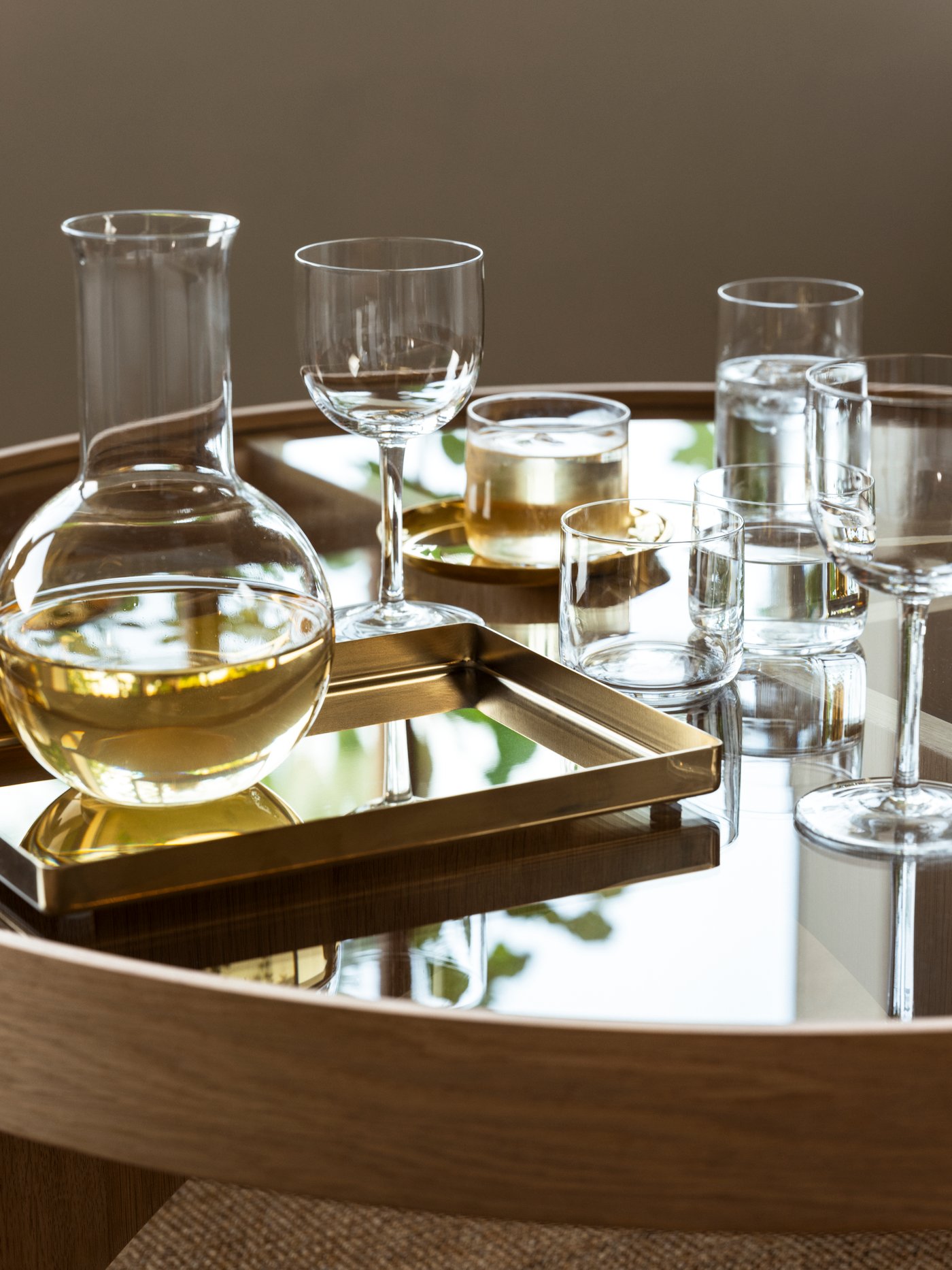 A STOCKHOLM 2025 glass in the living room
