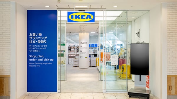 IKEA横浜ベイクォーターの入り口