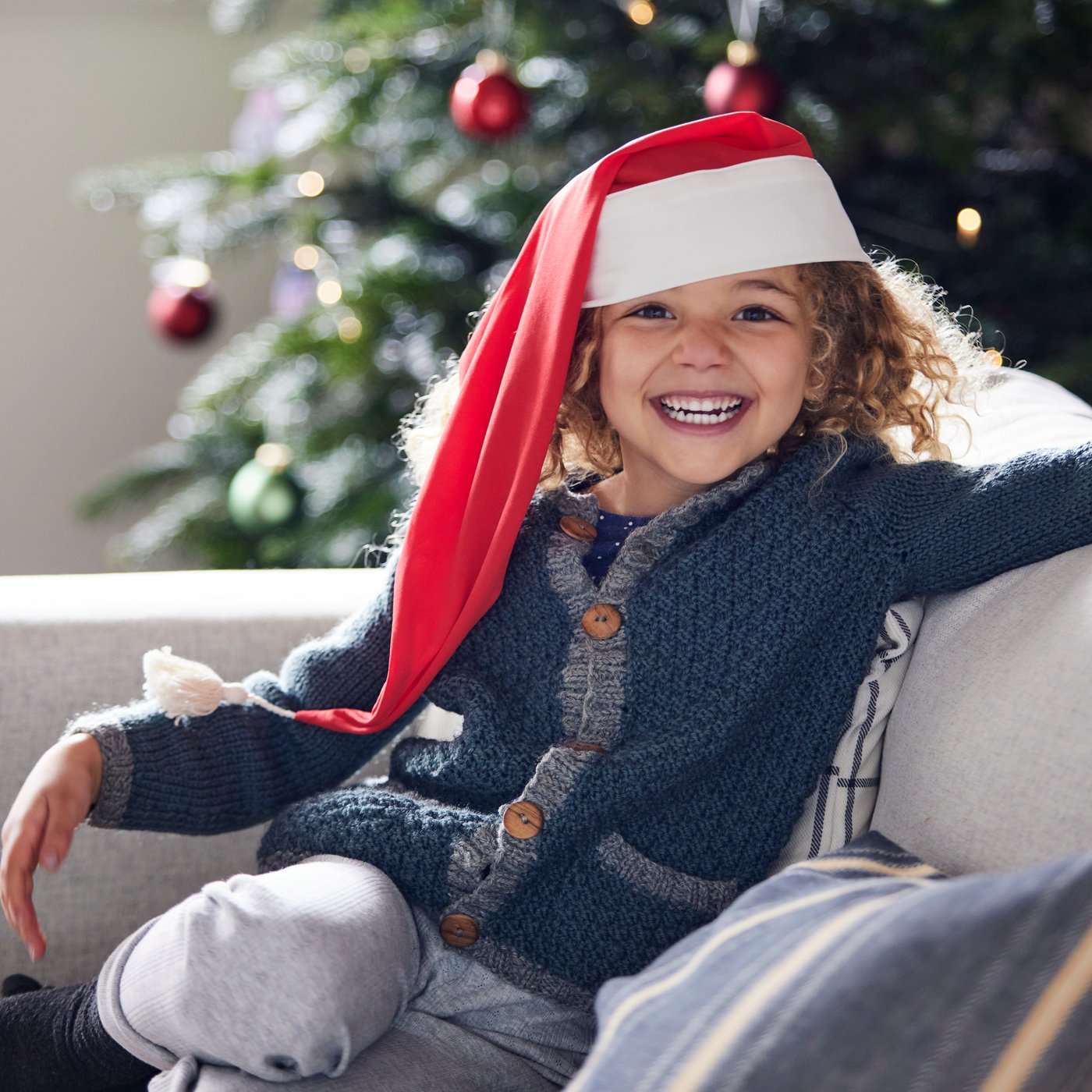 Bonnet de Noël rouge et blanc VINTERFINT