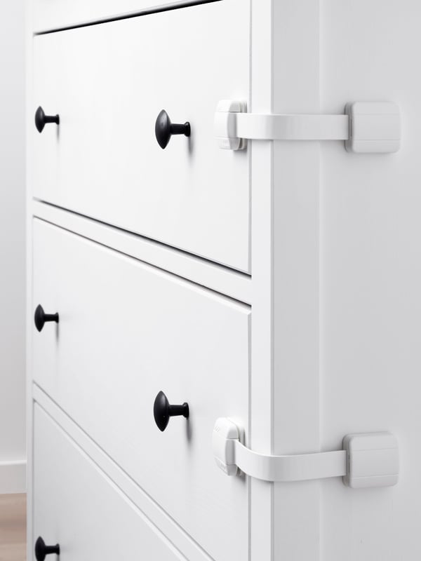 Un bloque-porte/tiroir UNDVIKA blanc