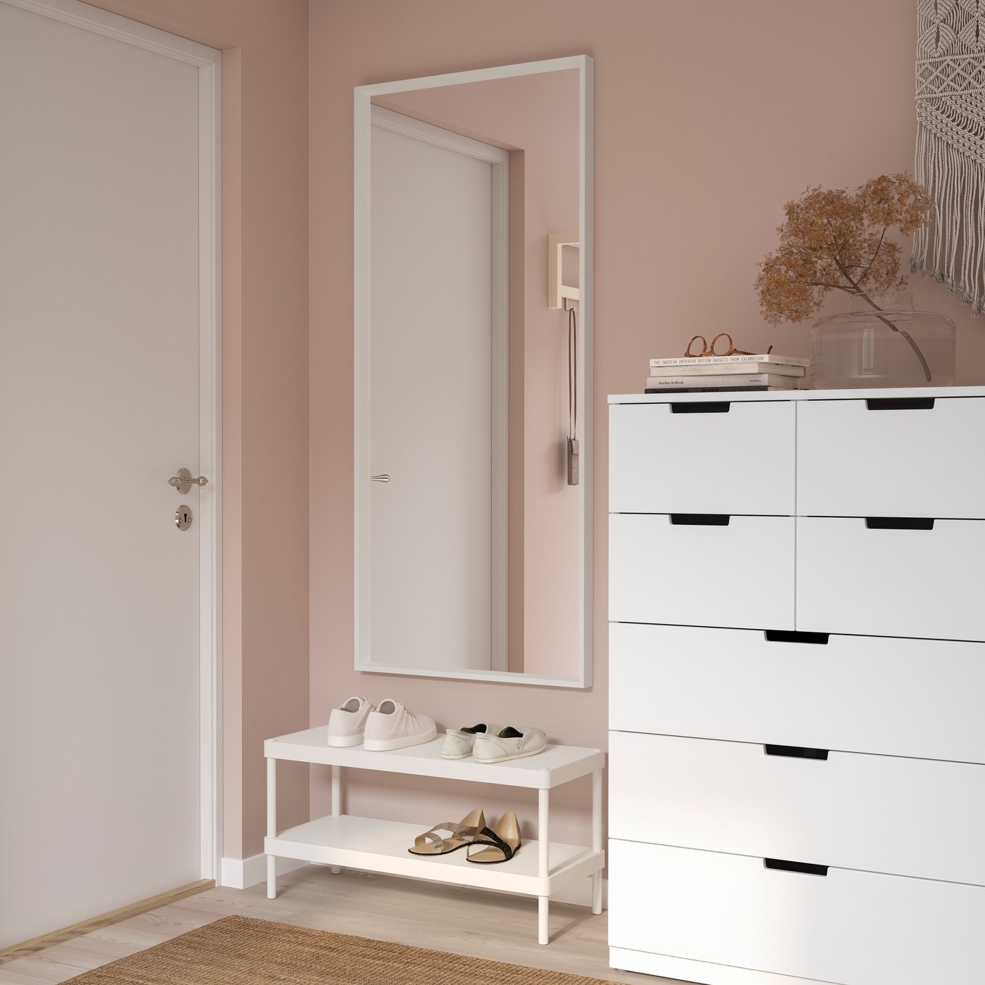 A white NISSEDAL mirror