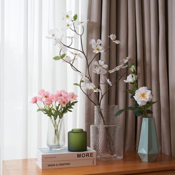 An in/outdoor/Poppy pink SMYCKA artificial flower