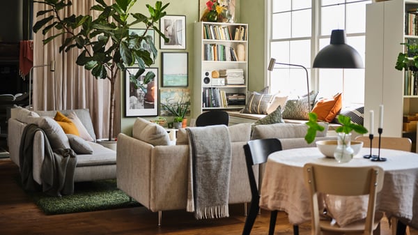 Sofas, armchairs, sofa-beds, and footstools