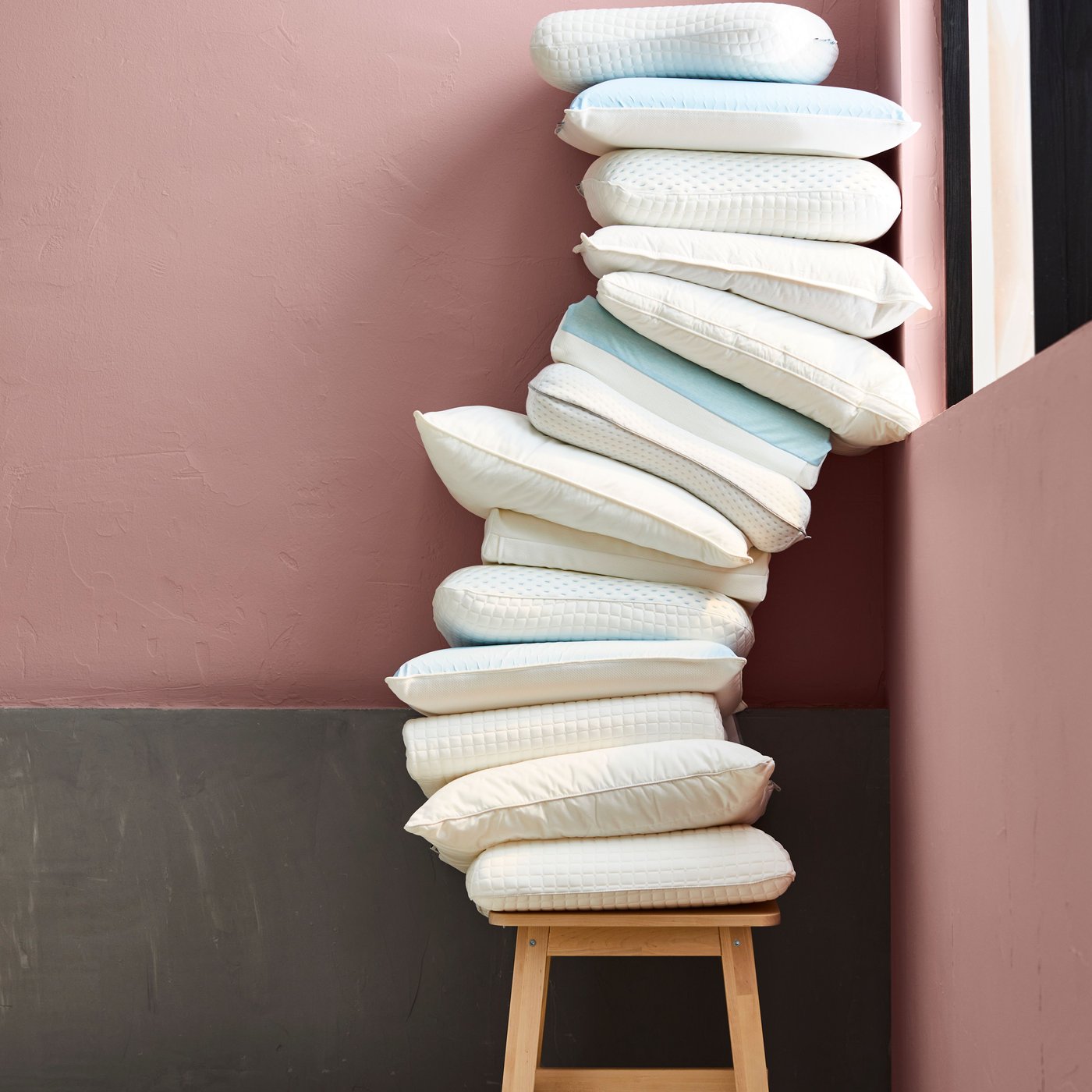 A RAMSLÖKSMAL ergonomic pillow, multi position in the NA