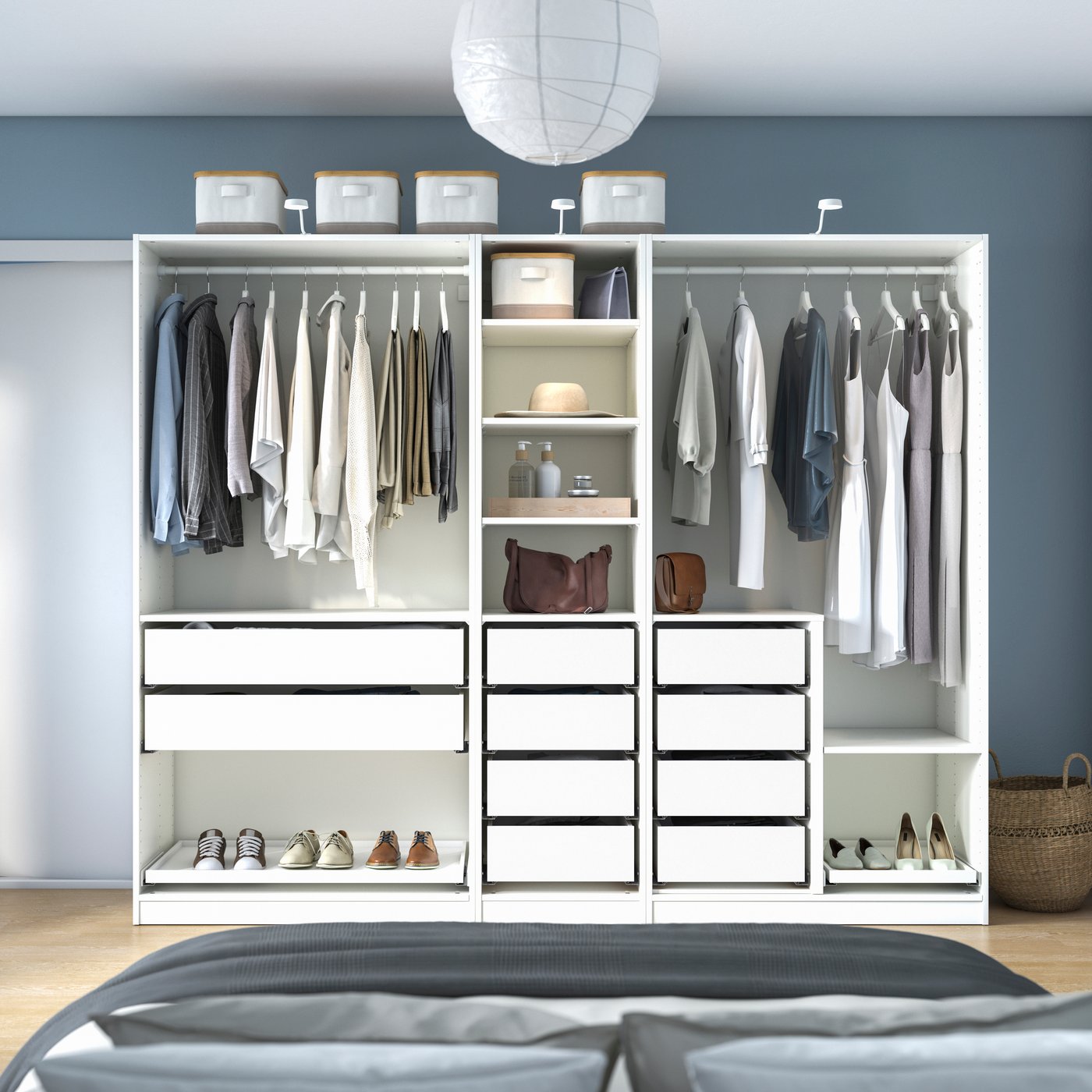 Armoire-penderie PAX blanche