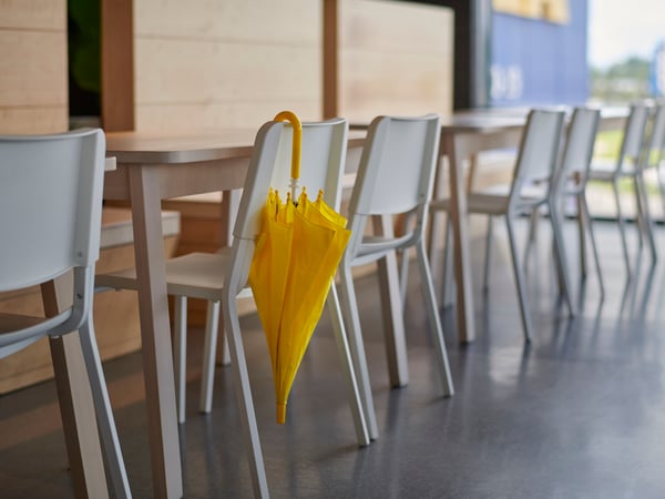 Lost umbrella in an IKEA store