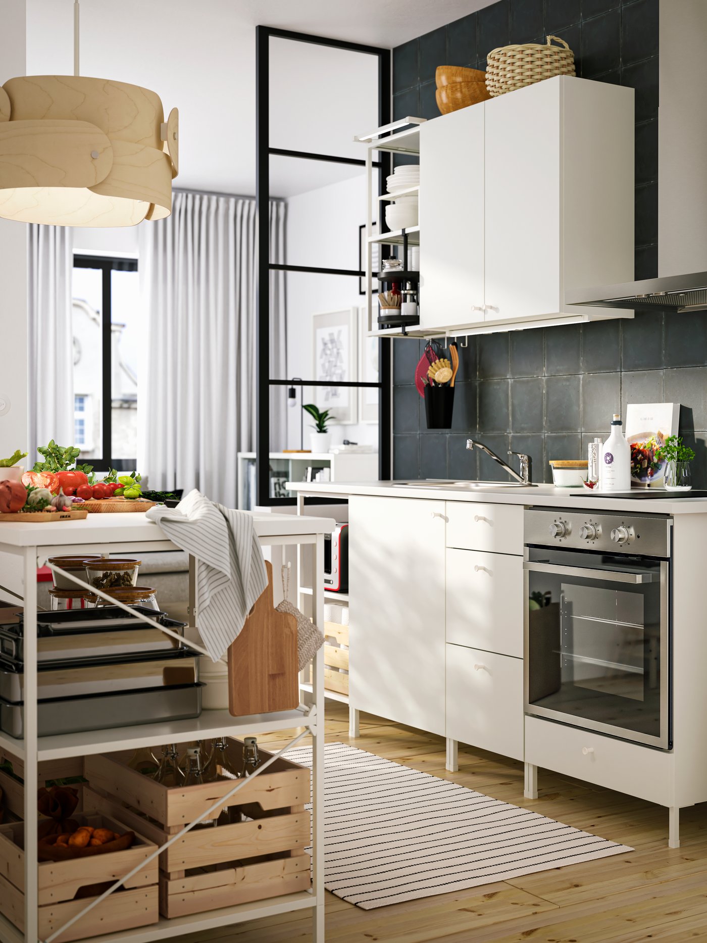 An IKEA 300 black VÄLBILDAD induction hob