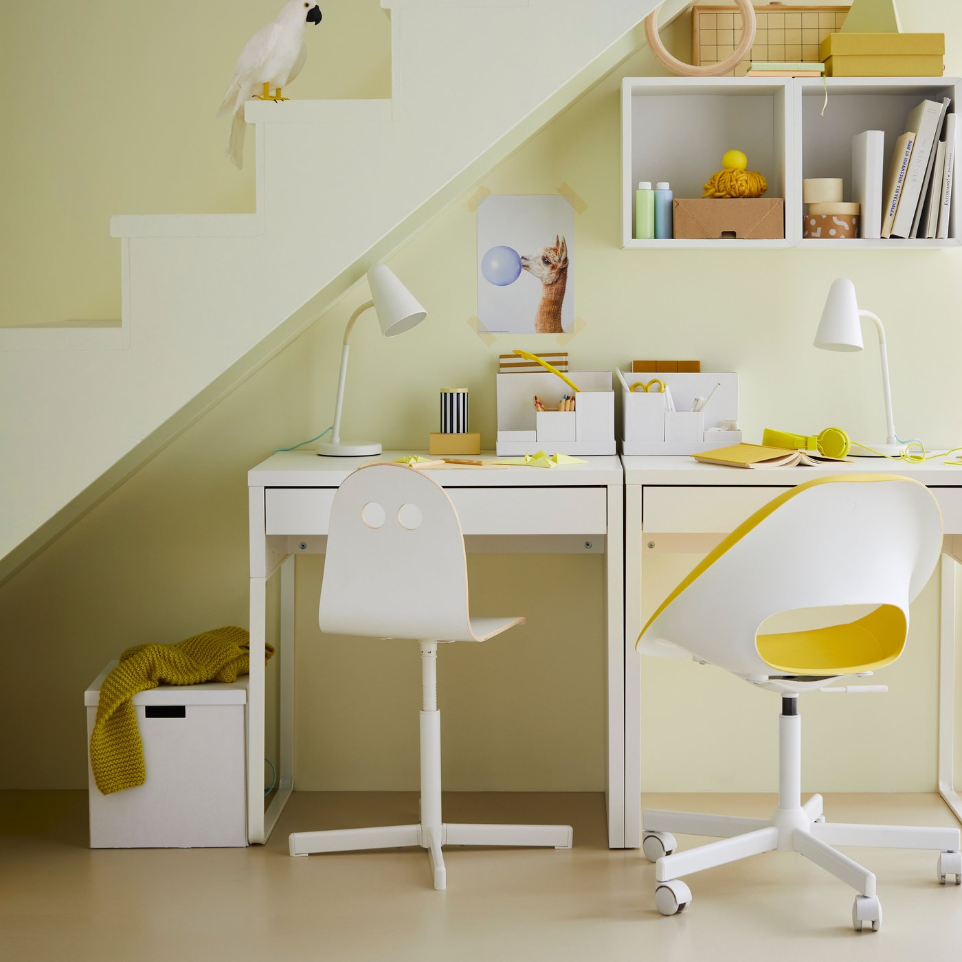 A white FUBBLA LED work lamp