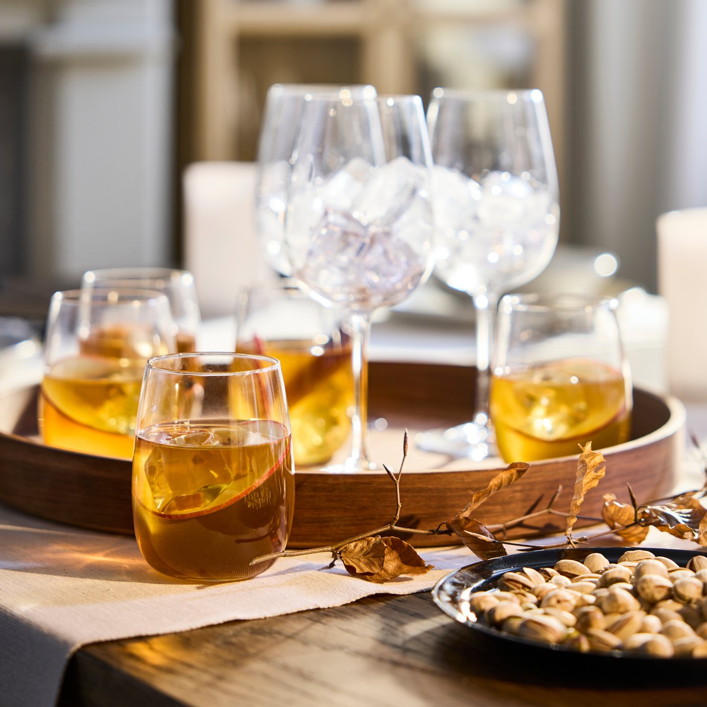 A clear glass STORSINT glass