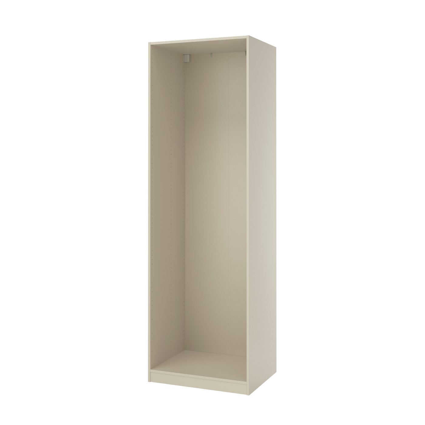 Een grijs-beige PAX-kastframe van 75 cm