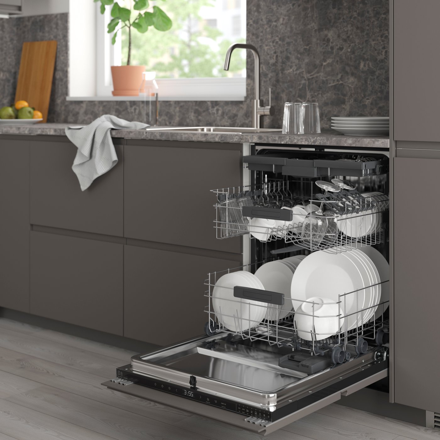 An IKEA 500 ÖSTVEDA integrated dishwasher