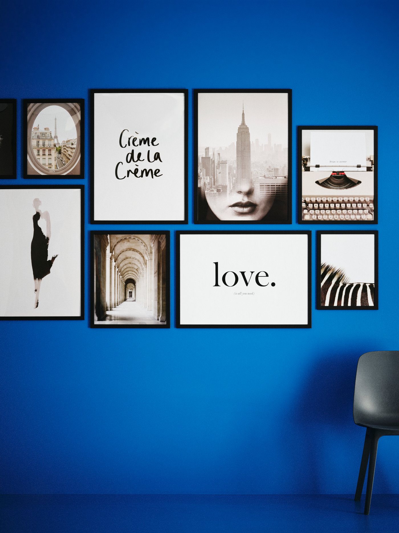 A crème de la crème FISKBO frame with poster