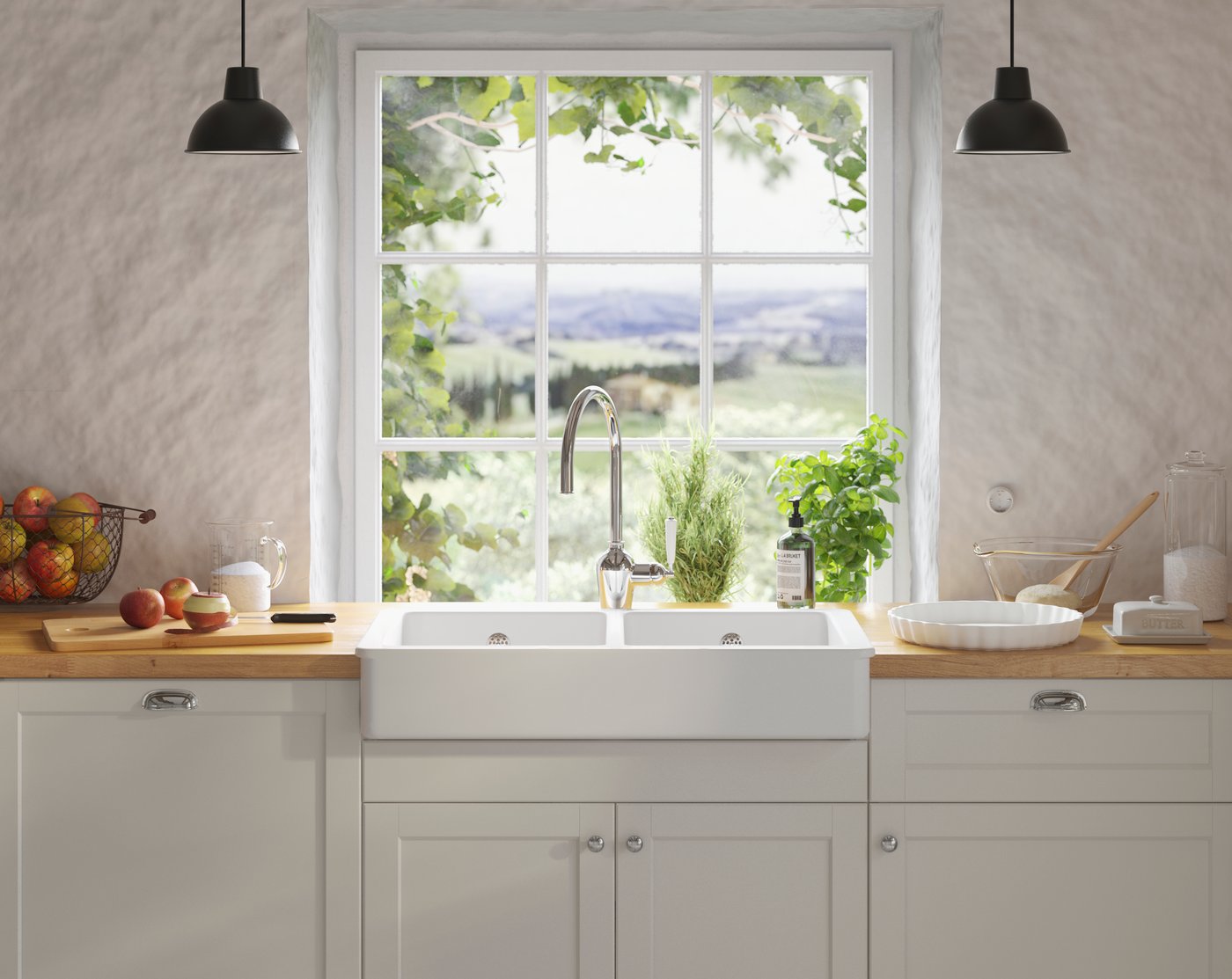 A ME/MA 403 bc wb/dw/dr 60x60 wh/Lerh lgr  in the kitchen