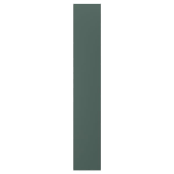 ASPUDDEN Cover panel, dark grey-green, 39x240 cm