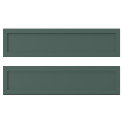 ASPUDDEN Drawer front, dark grey-green, 40x10 cm