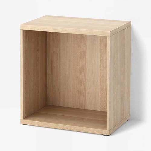 BESTÅ Frame, white stained oak effect, 60x40x64 cm