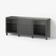 BESTÅ Storage combination with drawers, dark grey Lappviken/Sindvik/Stubbarp dark grey, 180x42x74 cm