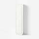 BILLY / HÖGBO Bookcase combination w glass doors, white, 40x30x202 cm