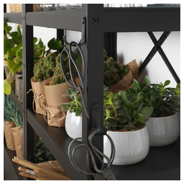 BROR Hook for post, black, 7x5x3 cm 2 pack