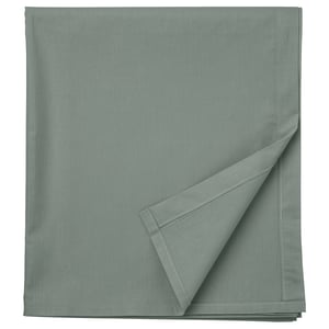 DVALA Sheet, grey-green, 150x260 cm
