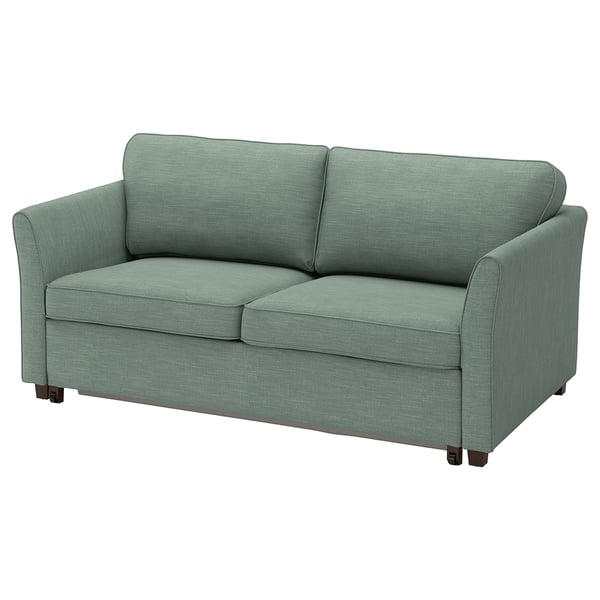 EKHOLMA 2-seat sofa-bed, Hemmesta grey-green