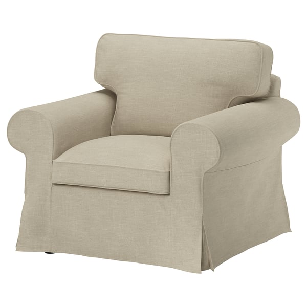 EKTORP Armchair, Hemmesta light beige