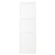 A white ENKÖPING cabinet door with a classical design. It has a smooth, wooden appearance, framed with plastic edging, and a subtle grain structure.