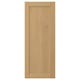 A FORSBACKA wooden door in light brown with a framed design. It oak veneer and a classic bevelled edge style.