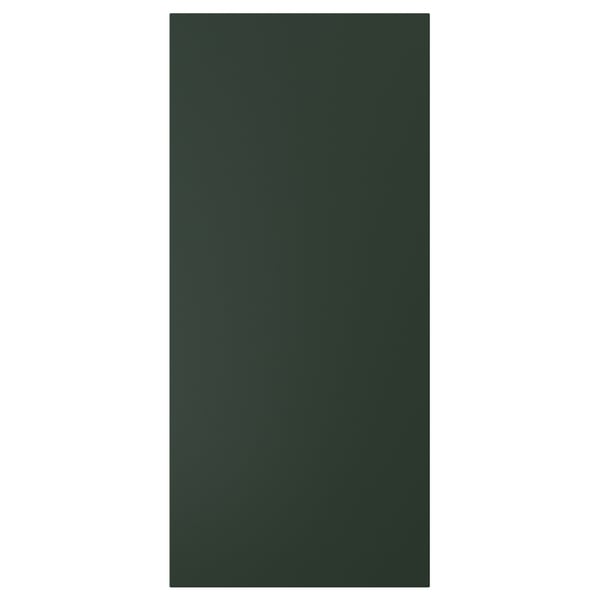 A dark green HAVSTORP kitchen cabinet panel with a smooth, rectangular surface.