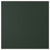 HAVSTORP cabinet, deep green, square, smooth surface.