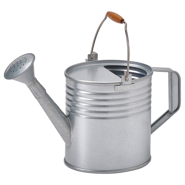 KORKGRAN Watering can, in/outdoor/galvanised, 1 l