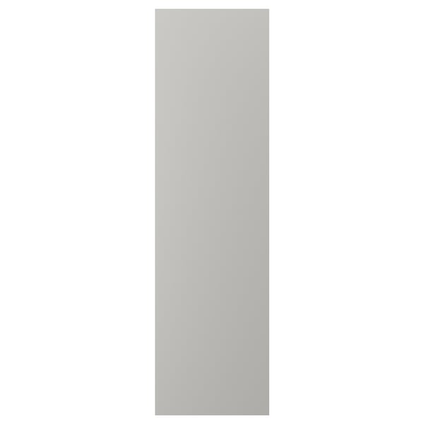 LERHYTTAN kitchen doors, grey, solid wood with bevelled edges, traditional look, birch veneer, rectangular.