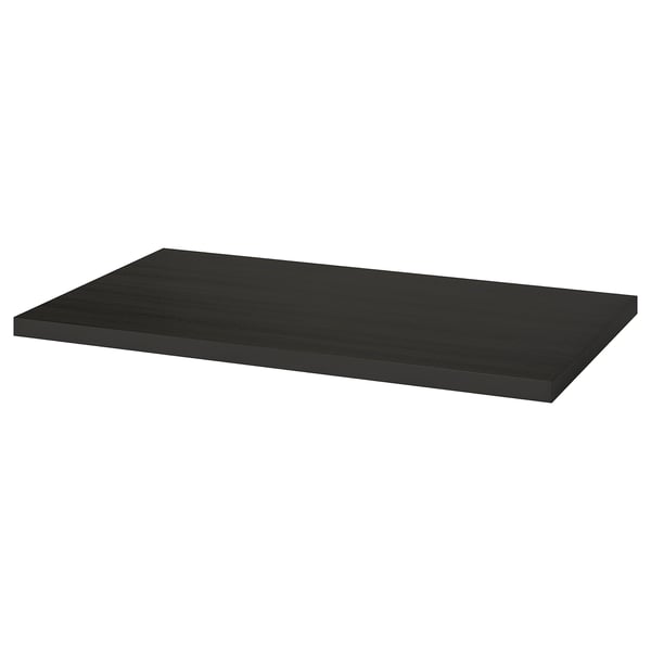 LINNMON / ADILS Desk, black-brown/white, 100x60 cm