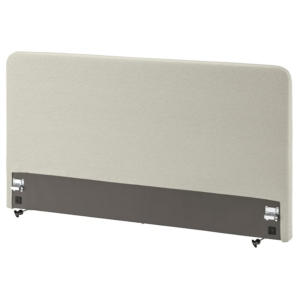 LJUSFJÄLLET Headboard, Knisa light beige, 180 cm