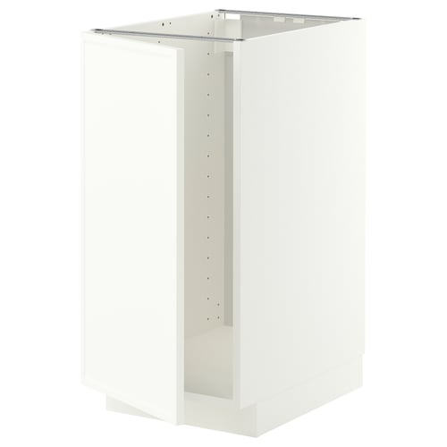 METOD Base cab f sink/waste sorting, white/Aspudden matt white, 40x60 cm