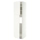 METOD High cabinet for fridge w 2 doors, white/Aspudden matt white, 60x60x220 cm