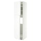 METOD High cabinet for fridge w 2 doors, white/VOXTORP matt white vertical handle, 60x60x220 cm