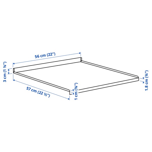 METOD Shelf protector, for sink cabinet, 60 cm