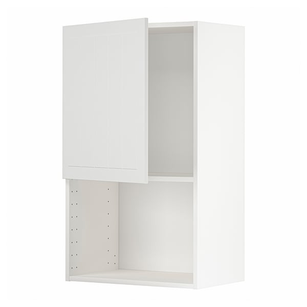 Ikea METOD white kitchen cabinet with adjustable shelf.