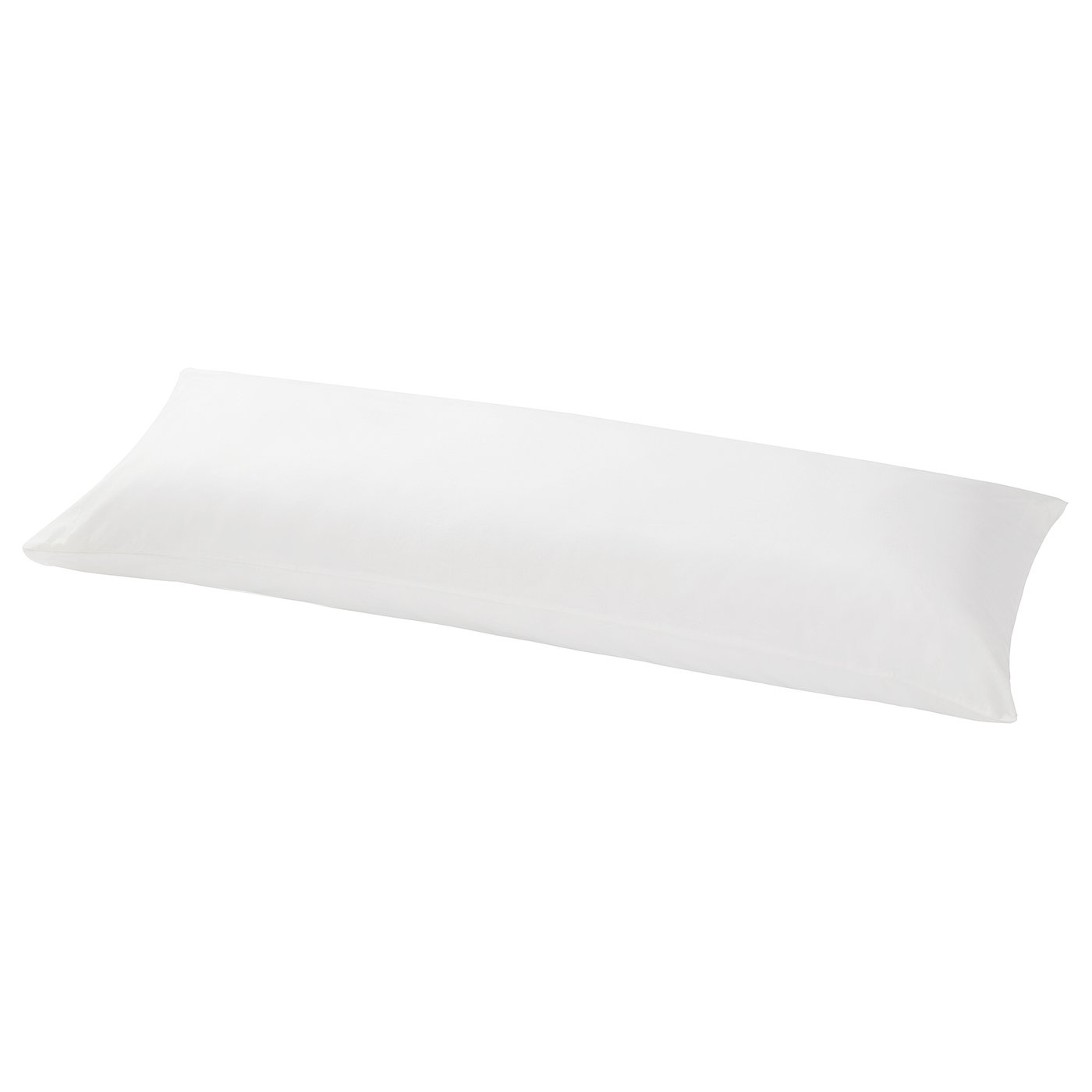 NONNEA white pillowcase, rectangular shape, pure cotton, extra soft, simple design.