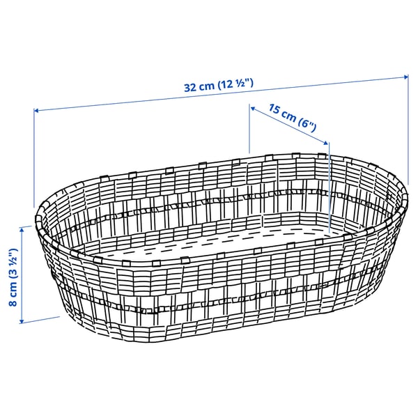 Illustration with measurements for the product: PENNFISK.