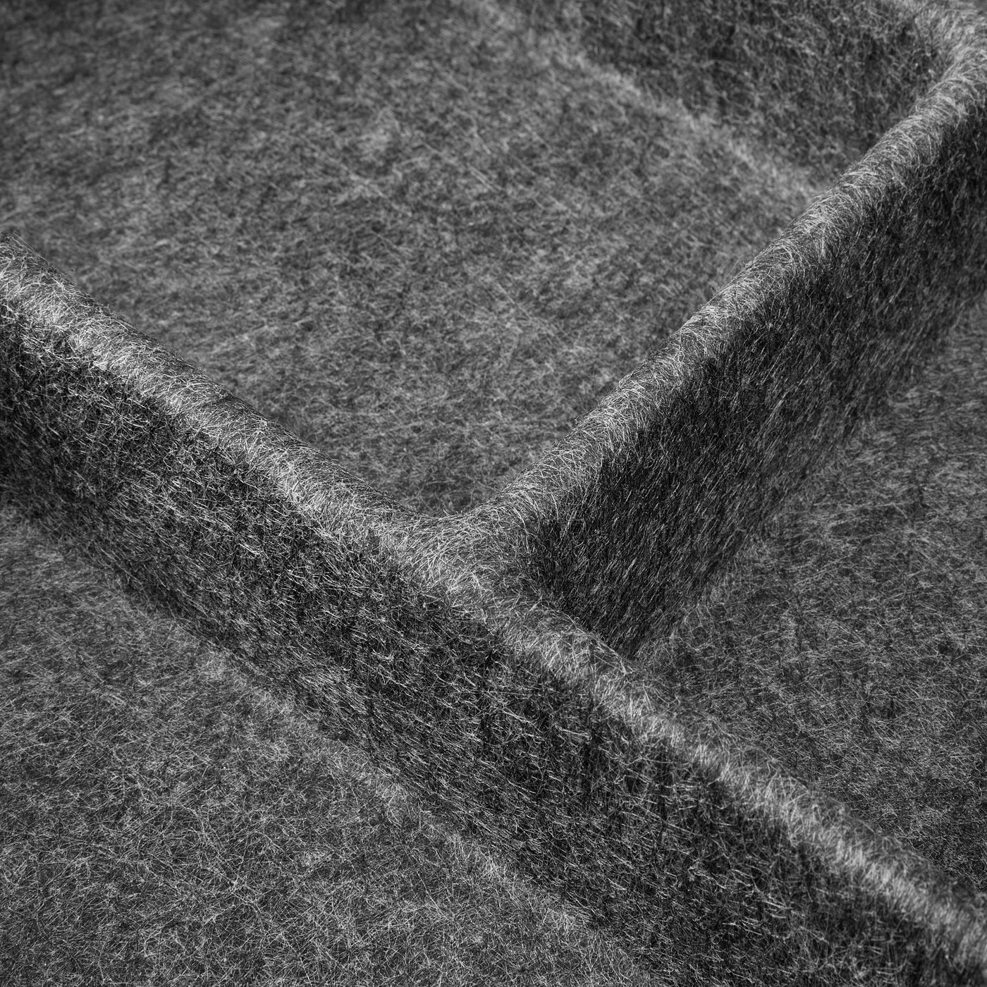 Stacked textured trays