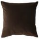 SANELA Cushion cover, dark brown, 50x50 cm