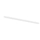 Sleek white led bathroom light