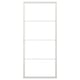 SKYTTA, white aluminium alloy, rectangular, modern sliding door frame.