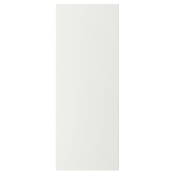 White rectangular panel, part of STENSUND series, made of acrylic paint & fibreboard.