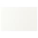 VALLSTENA white kitchen cabinets with smooth plastic foil, rectangular shape, timeless design.