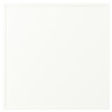 Vit ASPUDDEN batesbin, fyrkantig, plastkantad.